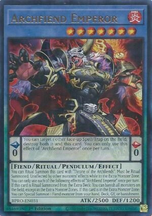 Archfiend Emperor - BPRO-EN031 (Ultra Rare)