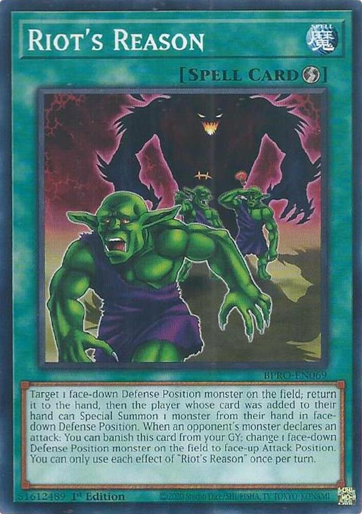 Riot's Reason - BPRO-EN069 (Common)