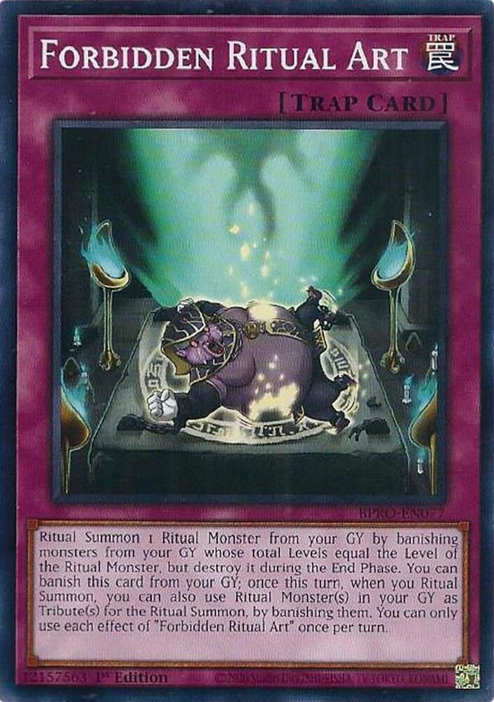 Forbidden Ritual Art - BPRO-EN077 (Common)