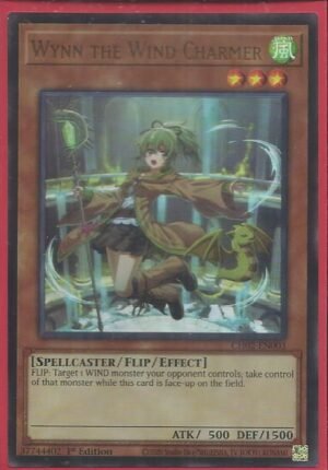Wynn the Wind Charmer (New Art) - CH02-EN003 (Ultra Rare)