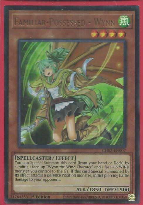 Familiar-Possessed - Wynn (alternate artwork) - CH02-EN007 (Ultra Rare)