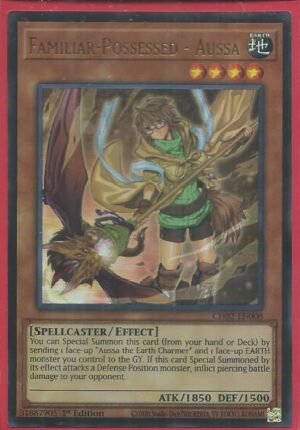 Familiar-Possessed - Aussa (alternate artwork) - CH02-EN008 (Ultra Rare)