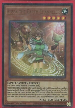 Aussa the Earth Channeler - CH02-EN012 (Ultra Rare)