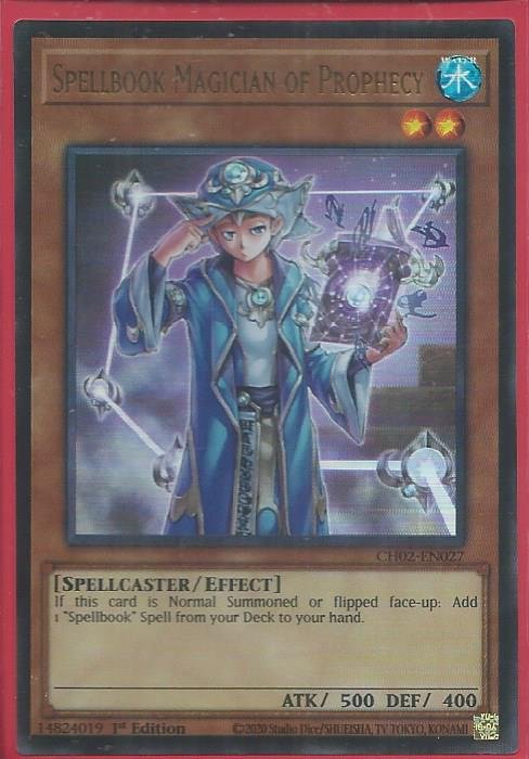 Spellbook Magician of Prophecy - CH02-EN027 (Ultra Rare)