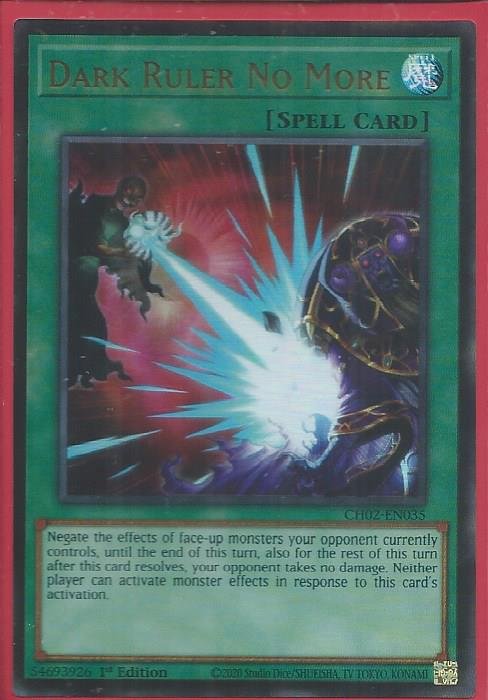 Dark Ruler No More - CH02-EN035 (Ultra Rare)