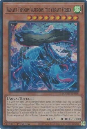 Radiant Typhoon Varuroon, the Vibrant Vortex - DOOD-EN016 (Super Rare)