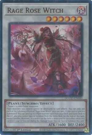 Rage Rose Witch - DOOD-EN040 (Ultra Rare)