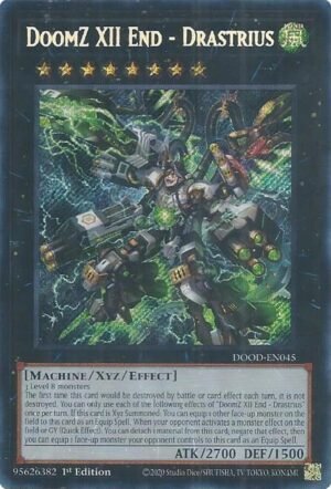 DoomZ XII End - Drastrius - DOOD-EN045 (Secret Rare)