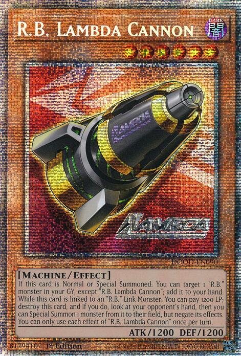 R.B. Lambda Cannon - DOOD-EN090 (Ultra Rare)
