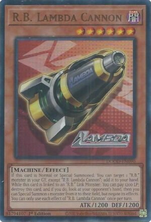 R.B. Lambda Cannon - DOOD-EN090 (Starlight Rare)