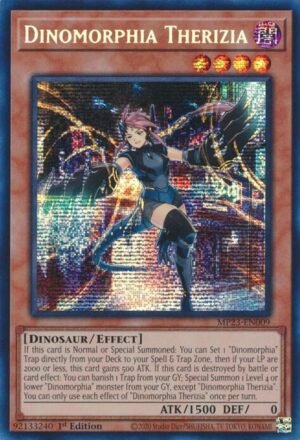 Dinomorphia Therizia - MP23-EN009 (Prismatic Secret Rare)
