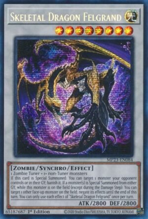 Skeletal Dragon Felgrand - MP23-EN084 (Prismatic Secret Rare)