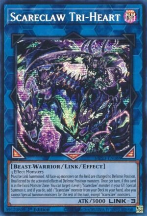 Scareclaw Tri-Heart - MP23-EN088 (Prismatic Secret Rare)