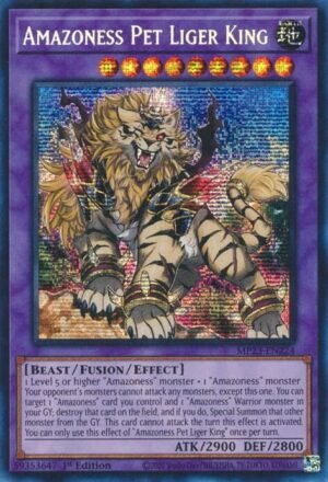 Amazoness Pet Liger King - MP23-EN224 (Prismatic Secret Rare)