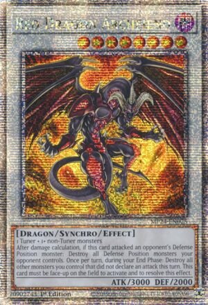 Dragón Rojo Archidemonio - MP24-SP025-QCSR (Quarter Century Secret Rare)