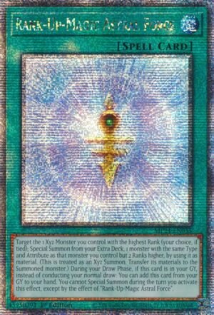 Magia de Subida de Rango Fuerza Astral - MP24-SP035-QCSR (Quarter Century Secret Rare)