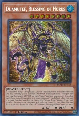 Duamutef, Bendición de Horus - MP24-SP115-PSR (Prismatic Secret Rare)