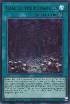 Call of the Forgotten - MZMU-EN007 (Ultra Rare)