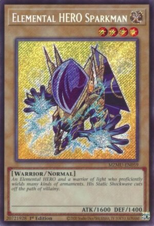 Elemental HERO Sparkman - MZMU-EN059 (Secret Rare)