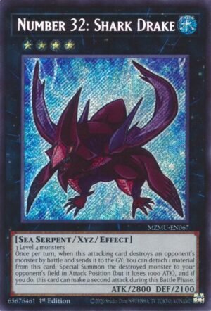 Number 32: Shark Drake - MZMU-EN067 (Secret Rare)