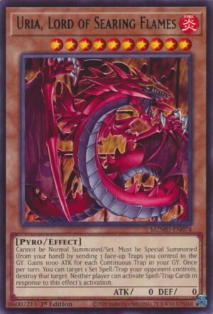 Uria, Lord of Searing Flames - MZMU-EN074 (Rare)