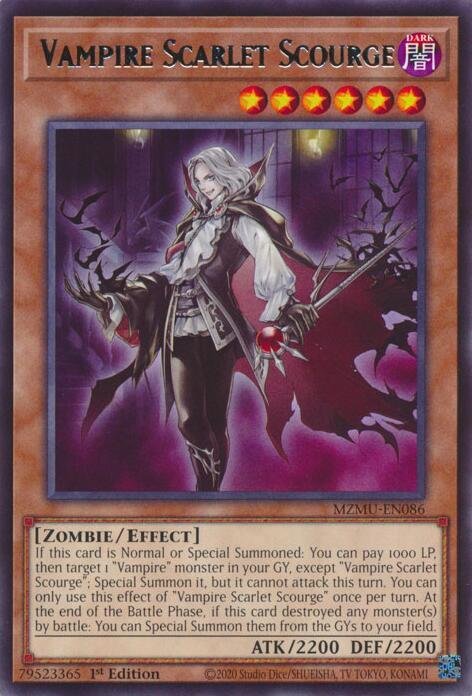 Vampire Scarlet Scourge - MZMU-EN086 (Rare)