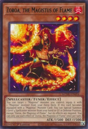 Zoroa, the Magistus of Flame - MZMU-EN094 (Rare)