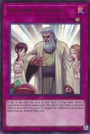 Solemn Scolding - MZMU-EN121 (Ultra Rare)