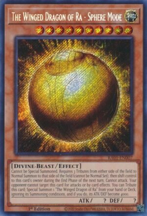 The Winged Dragon of Ra - Sphere Mode - RA01-EN007 (Secret Rare)