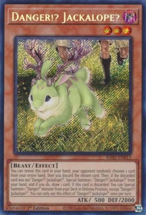 Danger!? Jackalope? - RA01-EN013 (Secret Rare)