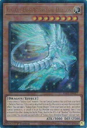 Galaxy-Eyes Afterglow Dragon - RA01-EN017 (Ultimate Rare)