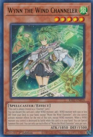 Wynn the Wind Channeler - RA01-EN018 (Ultra Rare)