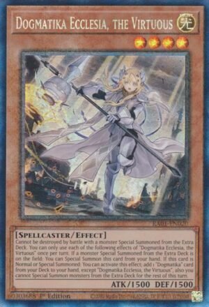 Dogmatika Ecclesia, the Virtuous - RA01-EN020 (Prismatic Collector's Rare)