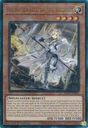 Dogmatika Ecclesia, the Virtuous - RA01-EN020 (Ultimate Rare)