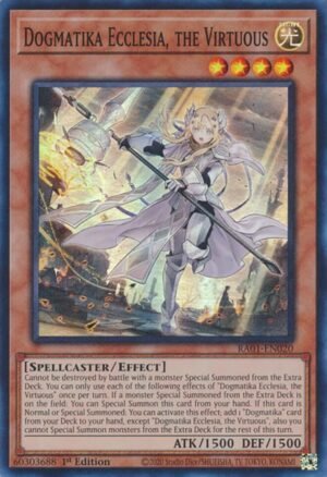 Dogmatika Ecclesia, the Virtuous - RA01-EN020 (Super Rare)