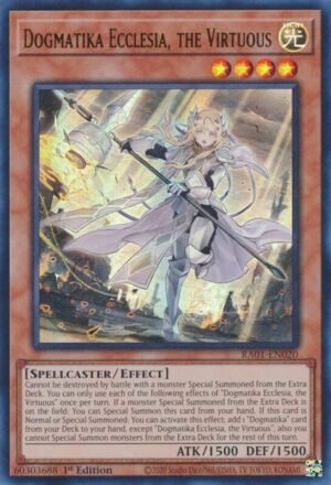 Dogmatika Ecclesia, the Virtuous - RA01-EN020 (Ultra Rare)
