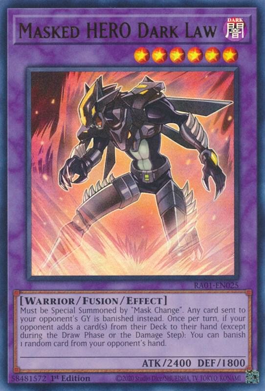 Masked HERO Dark Law - RA01-EN025 (Ultra Rare)