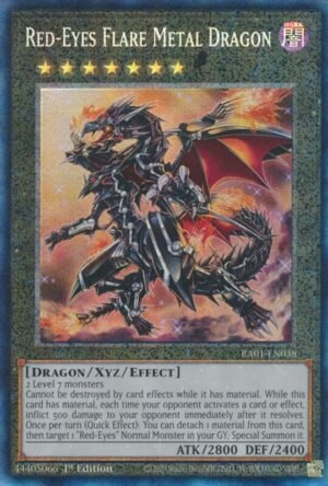Red-Eyes Flare Metal Dragon - RA01-EN038 (Prismatic Collector's Rare)