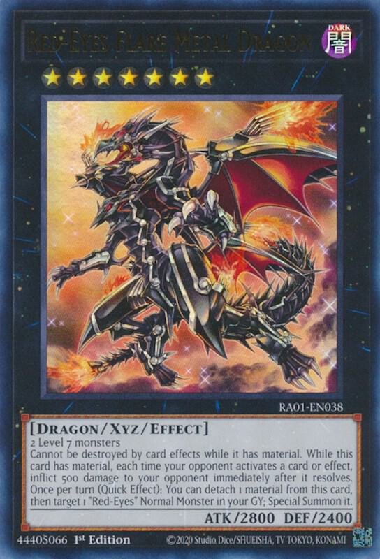 Red-Eyes Flare Metal Dragon - RA01-EN038 (Ultra Rare)