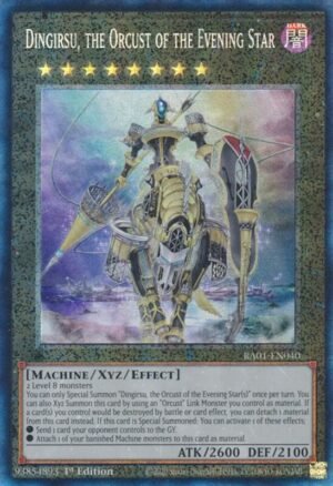 Dingirsu, the Orcust of the Evening Star - RA01-EN040 (Prismatic Collector's Rare)