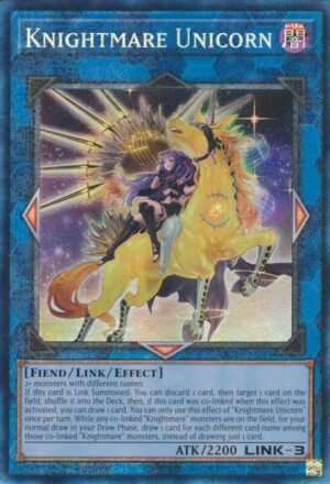 Knightmare Unicorn (ALT) - RA01-EN043 (Prismatic Collector's Rare)