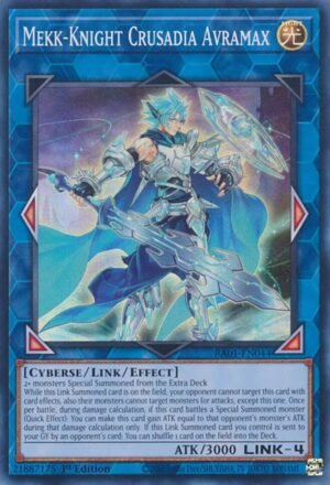 Mekk-Knight Crusadia Avramax - RA01-EN044 (Super Rare)