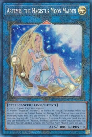 Artemis, the Magistus Moon Maiden - RA01-EN049 (Super Rare)