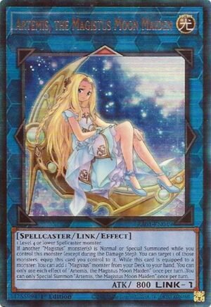 Artemis, the Magistus Moon Maiden - RA01-EN049 (Ultimate Rare)