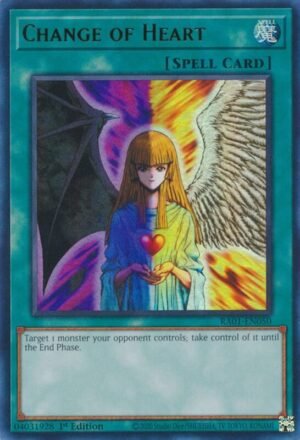 Change of Heart - RA01-EN050 (Ultra Rare)