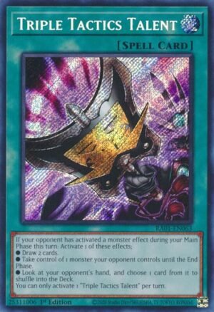 Triple Tactics Talent - RA01-EN063 (Secret Rare)