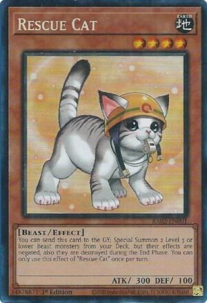 Rescue Cat (ALT) - RA02-EN001 (Prismatic Collector's Rare)