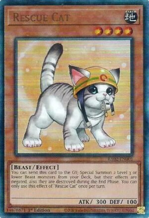Rescue Cat (ALT) - RA02-EN001 (Ultimate Rare)