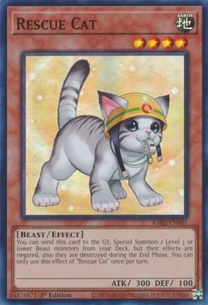 Rescue Cat - RA02-EN001 (Super Rare)