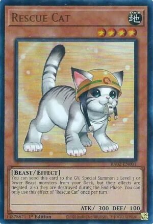 Rescue Cat - RA02-EN001 (Ultra Rare)
